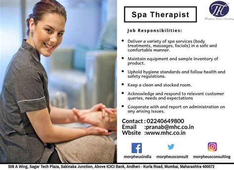 spa therapist jobs europe.